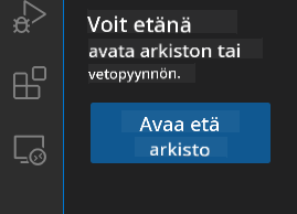 Avaa etärepositorio