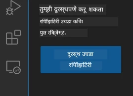 Open remote repository
