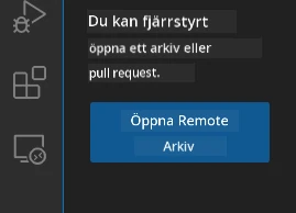 Öppna fjärrrepositorium