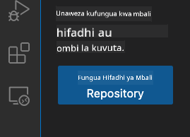 Open remote repository