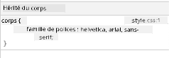 police héritée