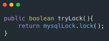 mysqllock-trylock