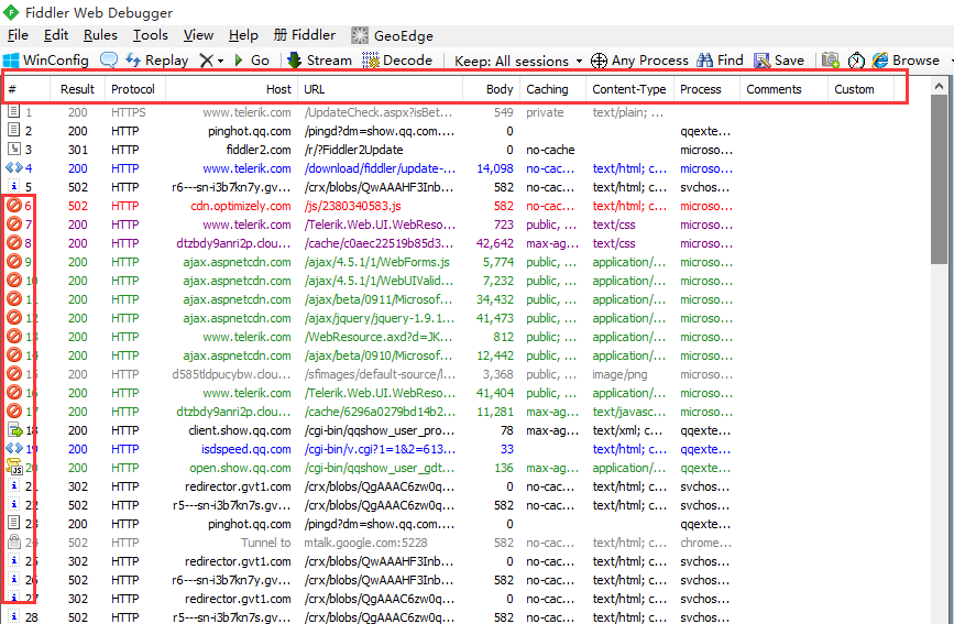 Fiddler-CaptureTraffic-Debugger