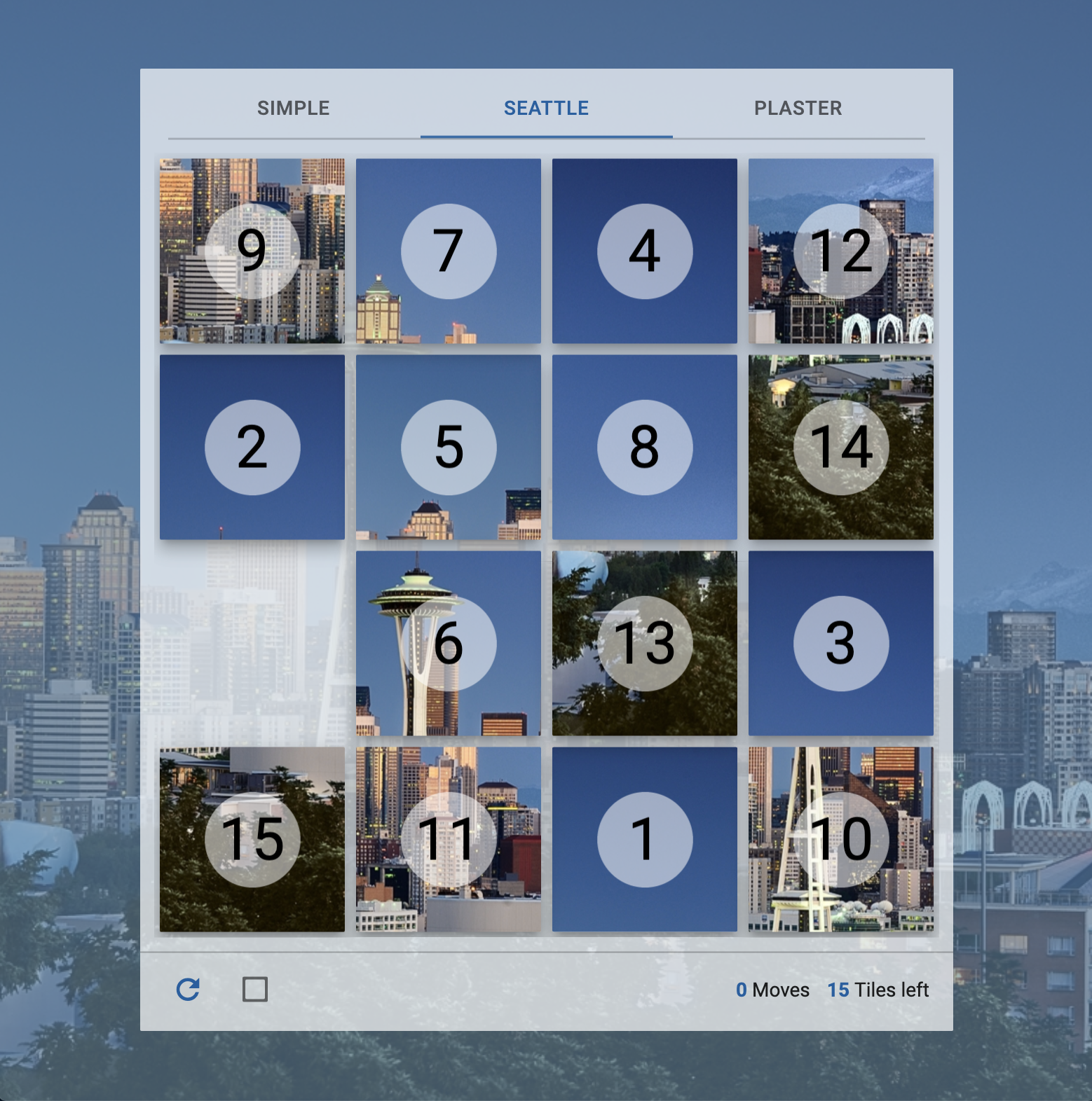 Slide Puzzle screenshot